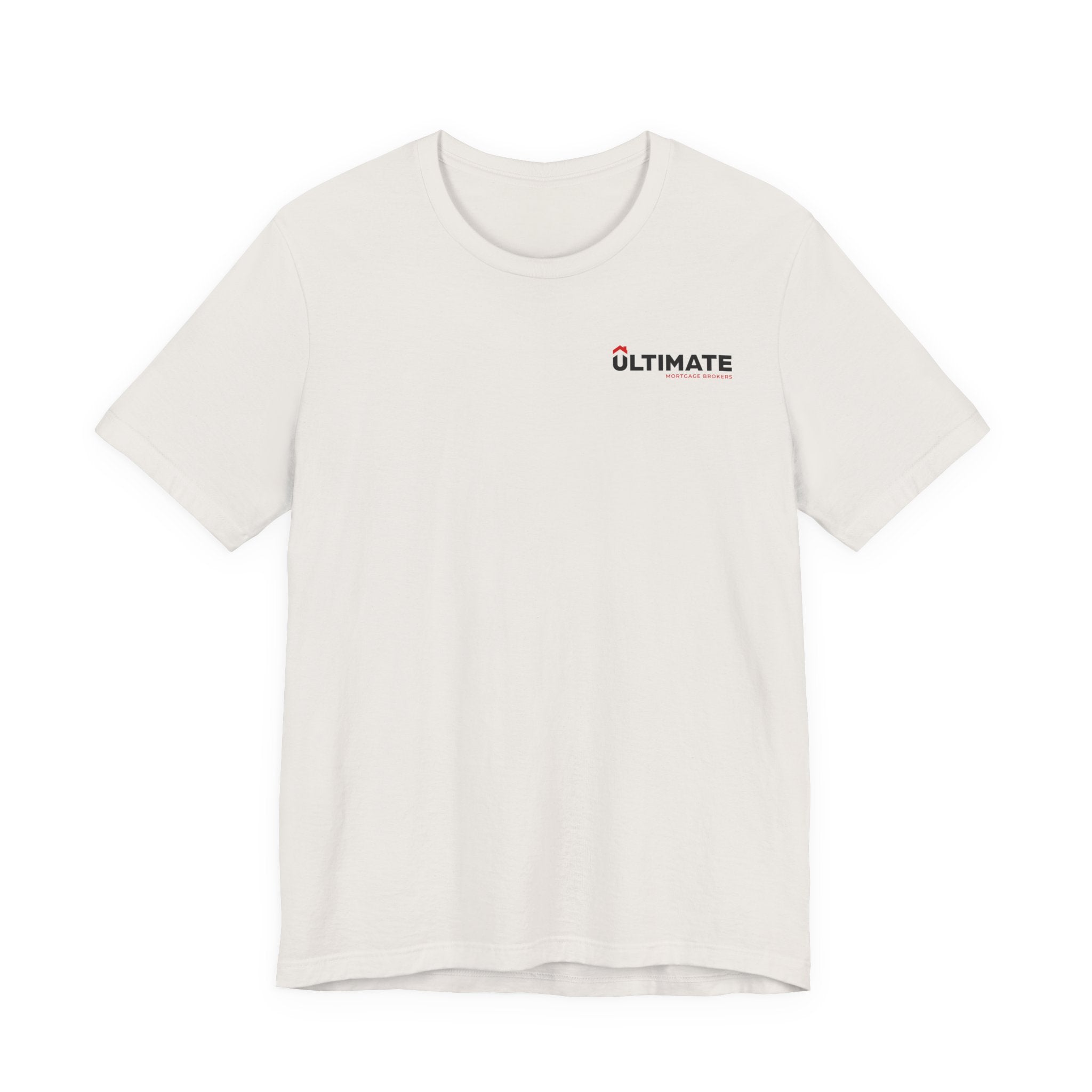 Ultimate Minimalist Logo Tee — White Short Sleeve T-Shirt