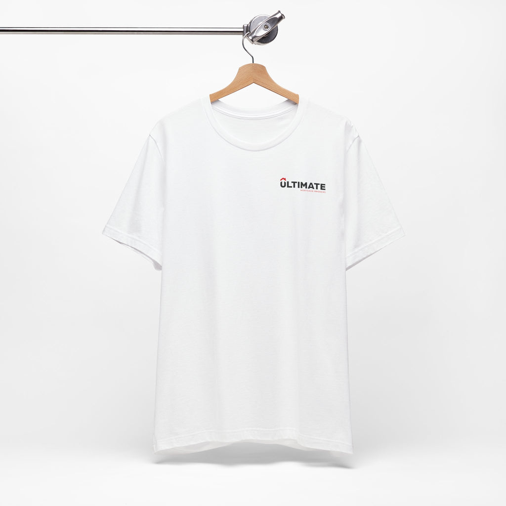 Ultimate Minimalist Logo Tee — White Short Sleeve T-Shirt