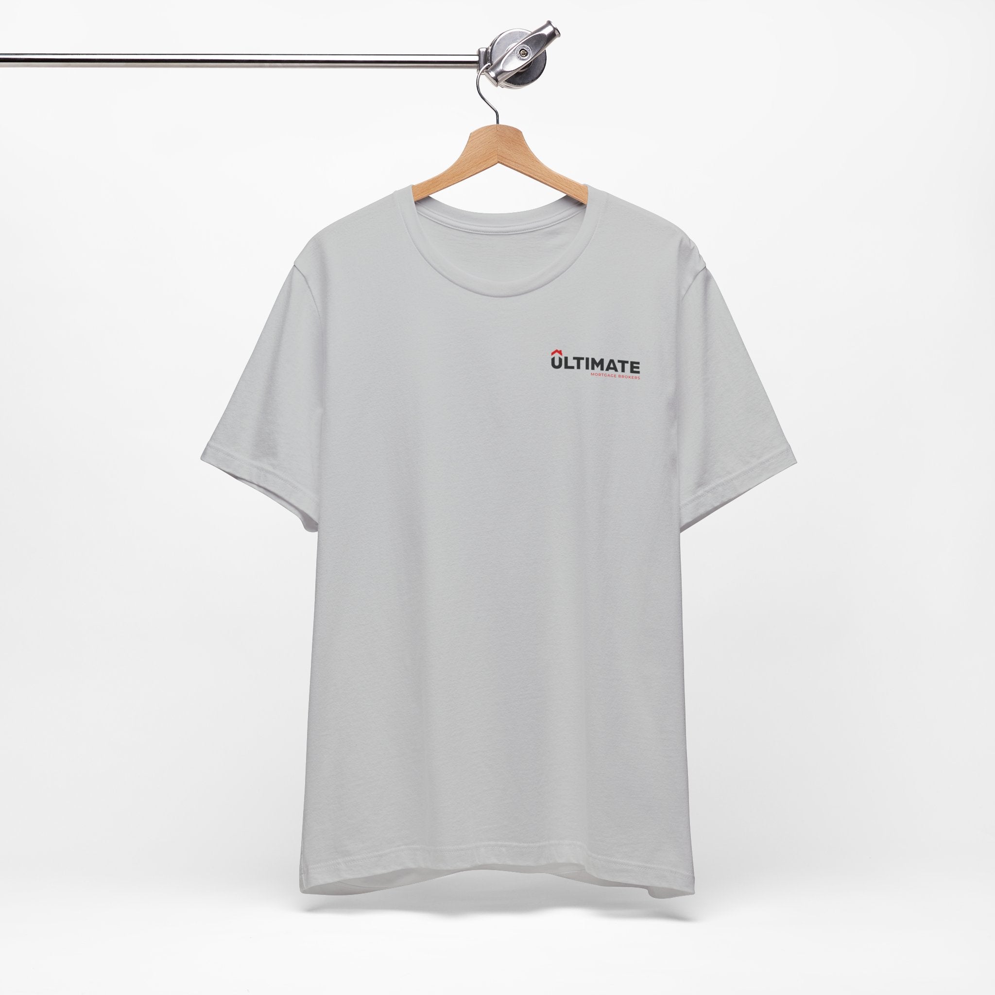 Ultimate Minimalist Logo Tee — White Short Sleeve T-Shirt