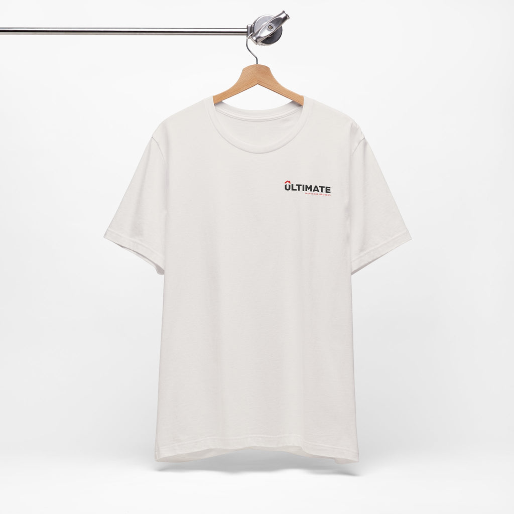 Ultimate Minimalist Logo Tee — White Short Sleeve T-Shirt