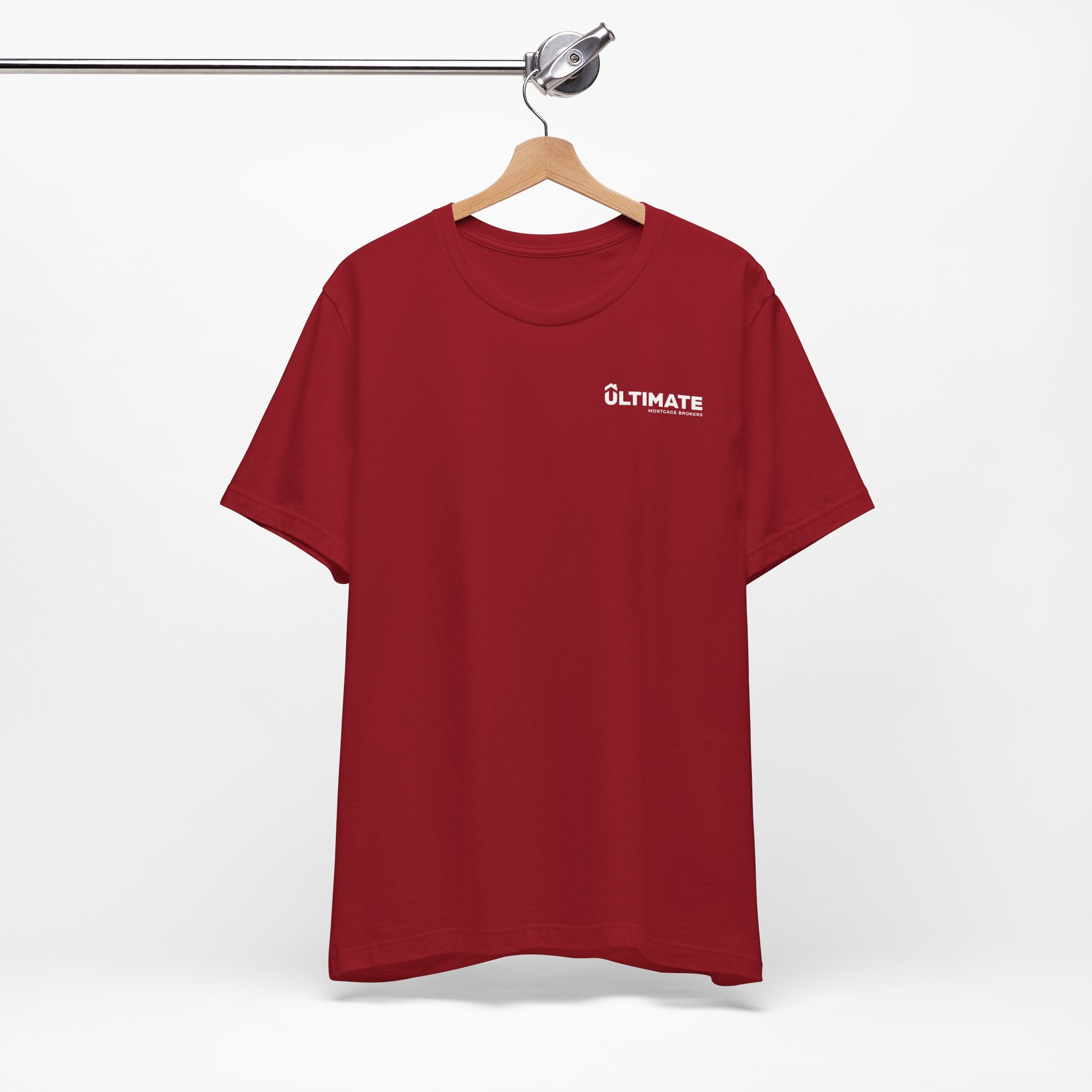 Ultimate Minimalist Logo Tee — White Short Sleeve T-Shirt