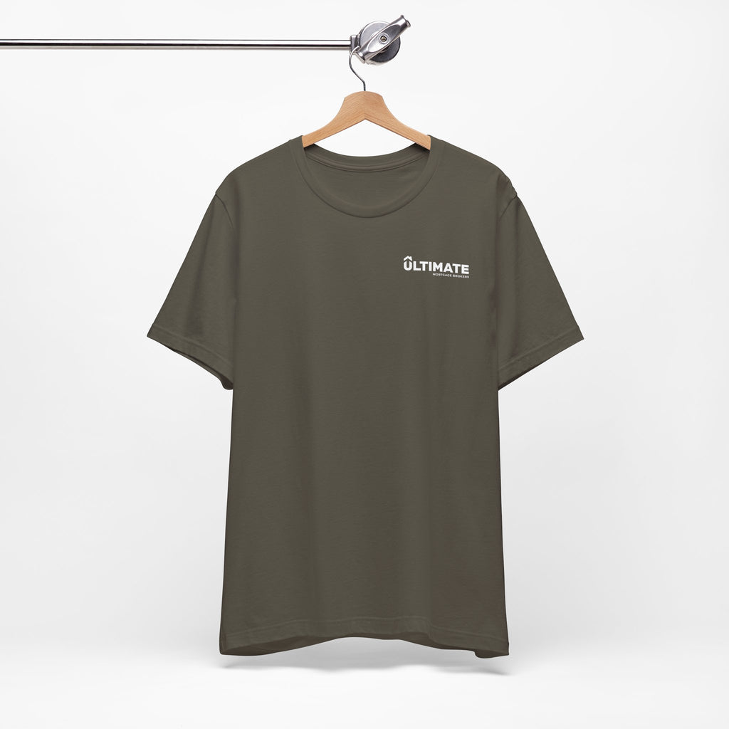 Ultimate Minimalist Logo Tee — White Short Sleeve T-Shirt