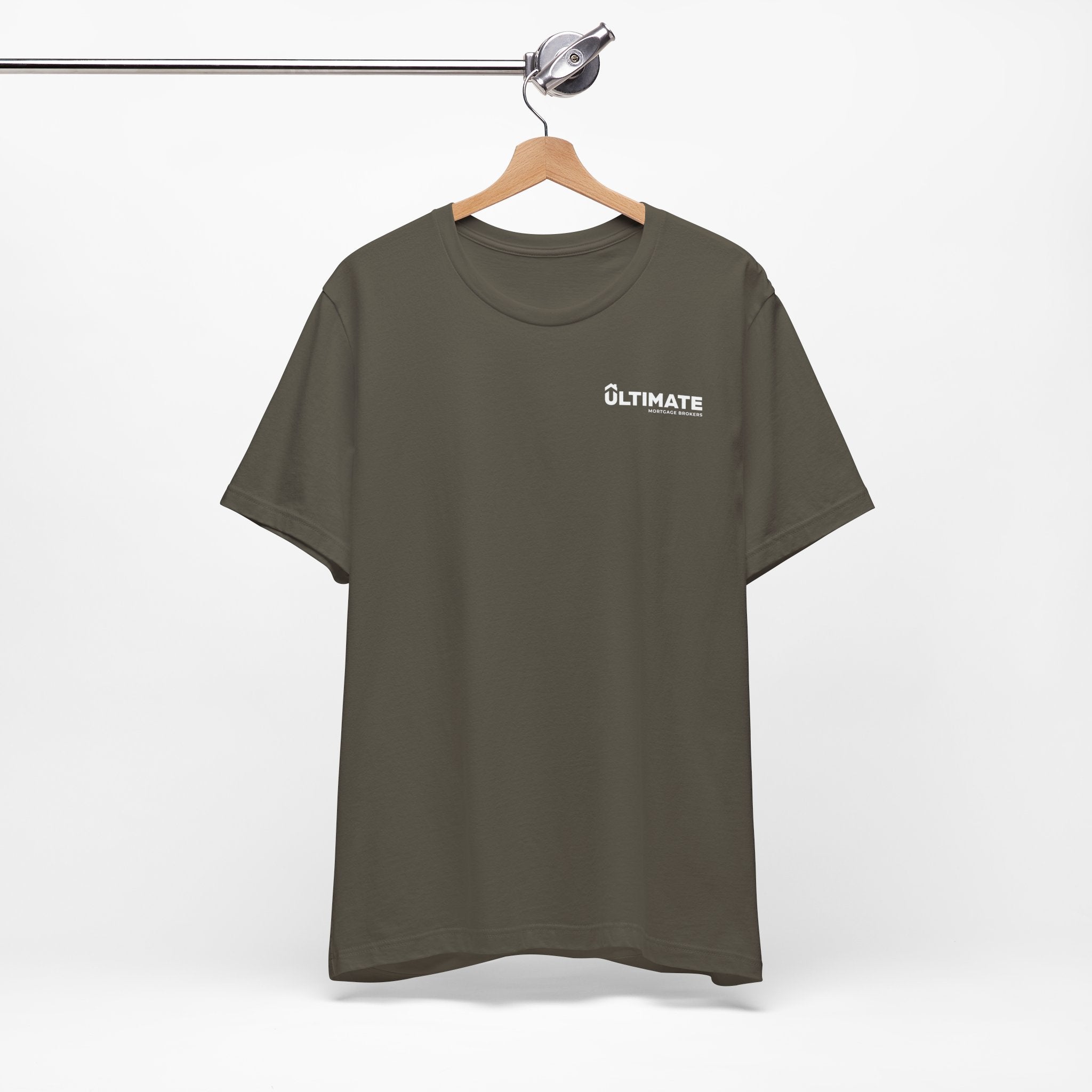 Ultimate Minimalist Logo Tee — White Short Sleeve T-Shirt