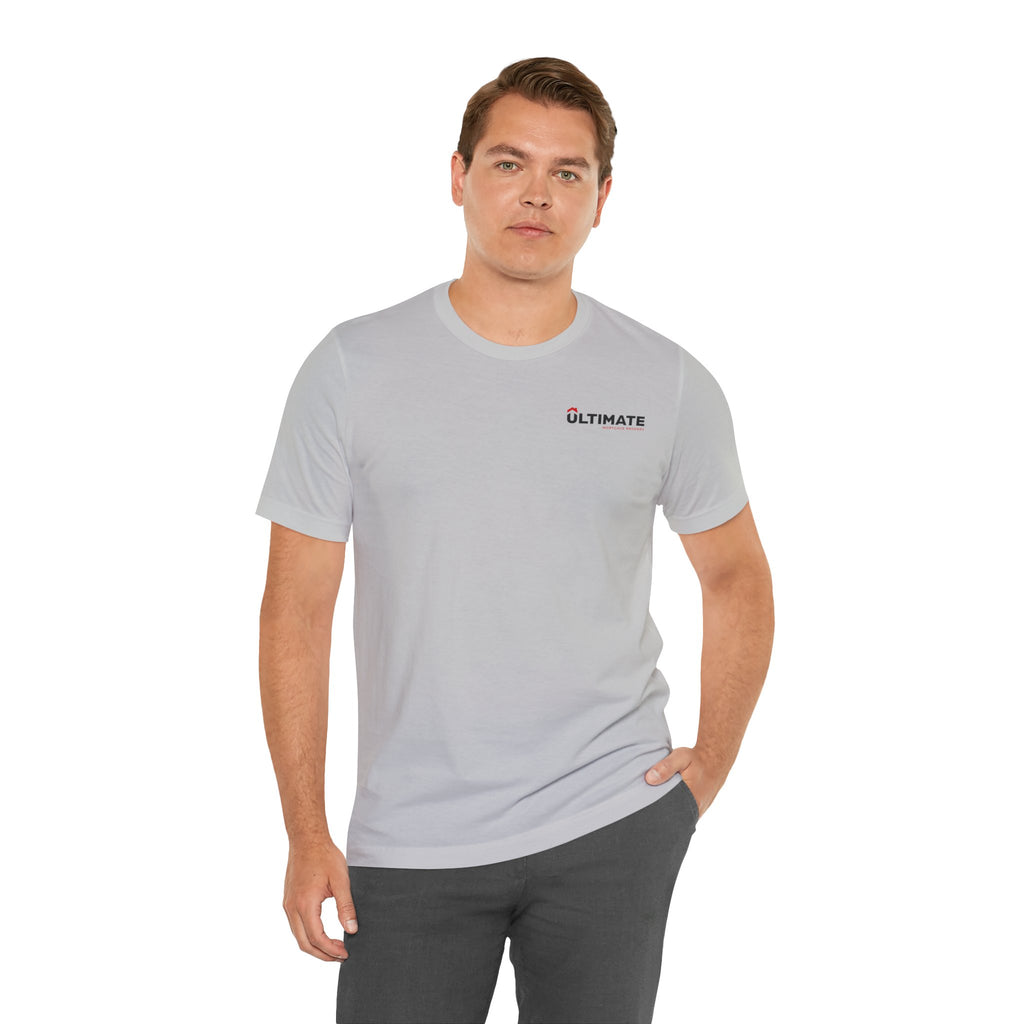 Ultimate Minimalist Logo Tee — White Short Sleeve T-Shirt