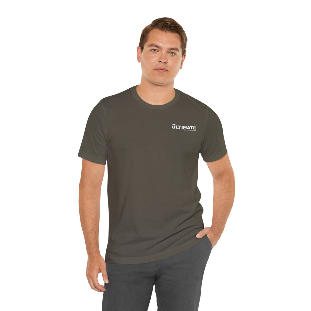 Ultimate Minimalist Logo Tee — White Short Sleeve T-Shirt