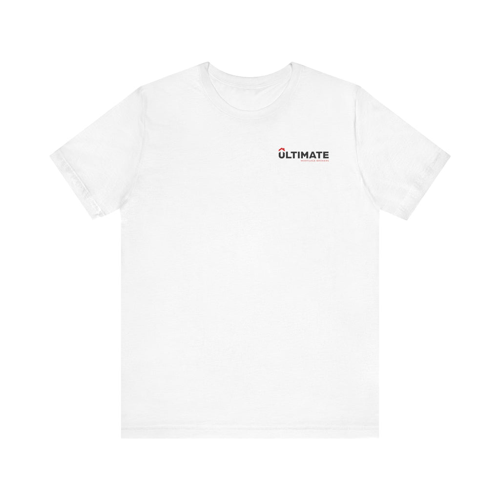 Ultimate Minimalist Logo Tee — White Short Sleeve T-Shirt