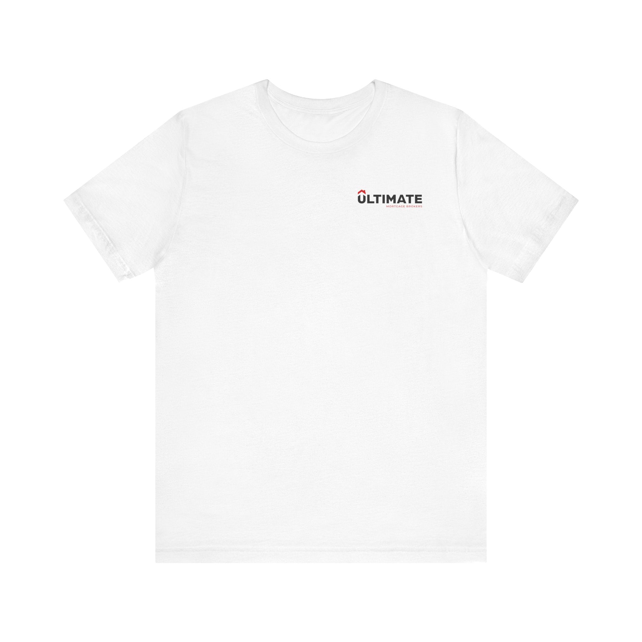 Ultimate Minimalist Logo Tee — White Short Sleeve T-Shirt