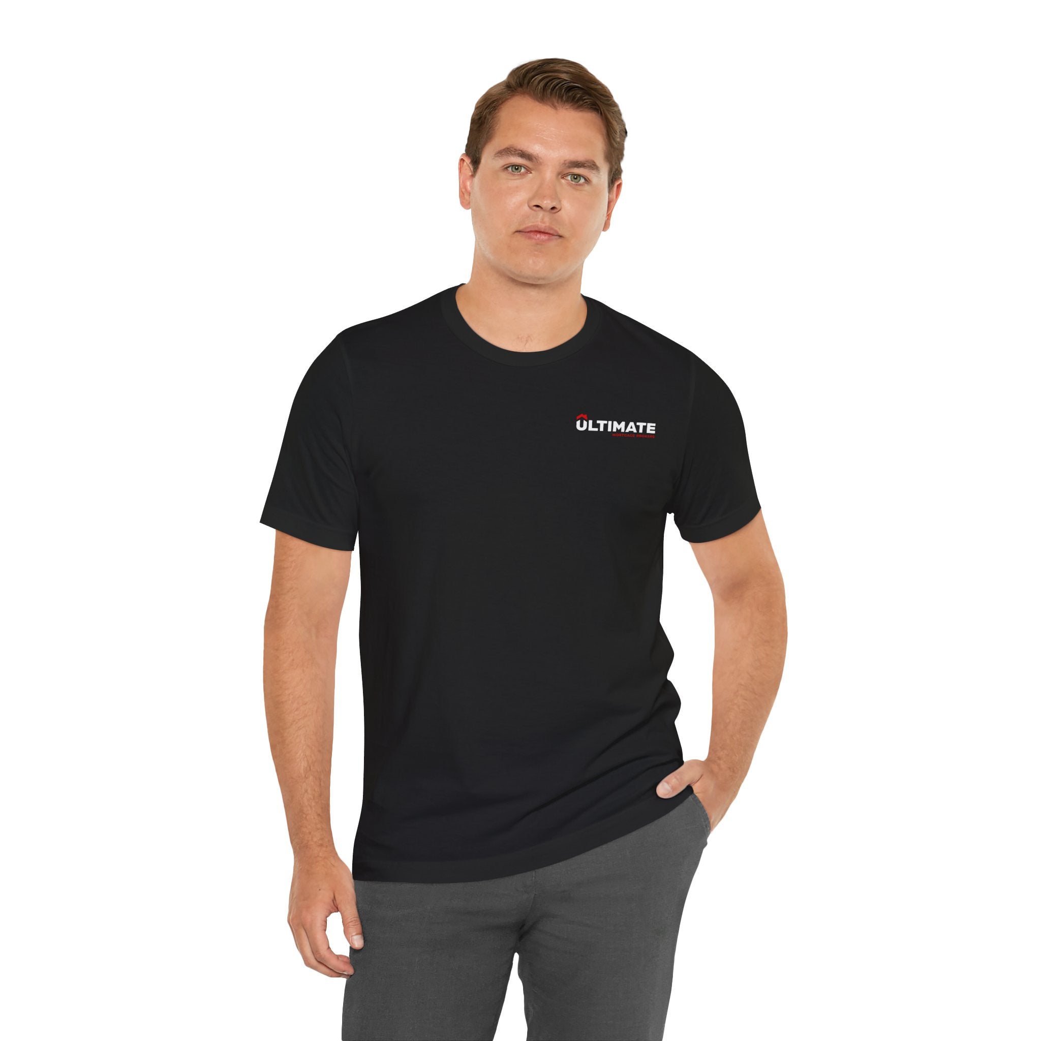 Ultimate Minimalist Logo Tee — White Short Sleeve T-Shirt