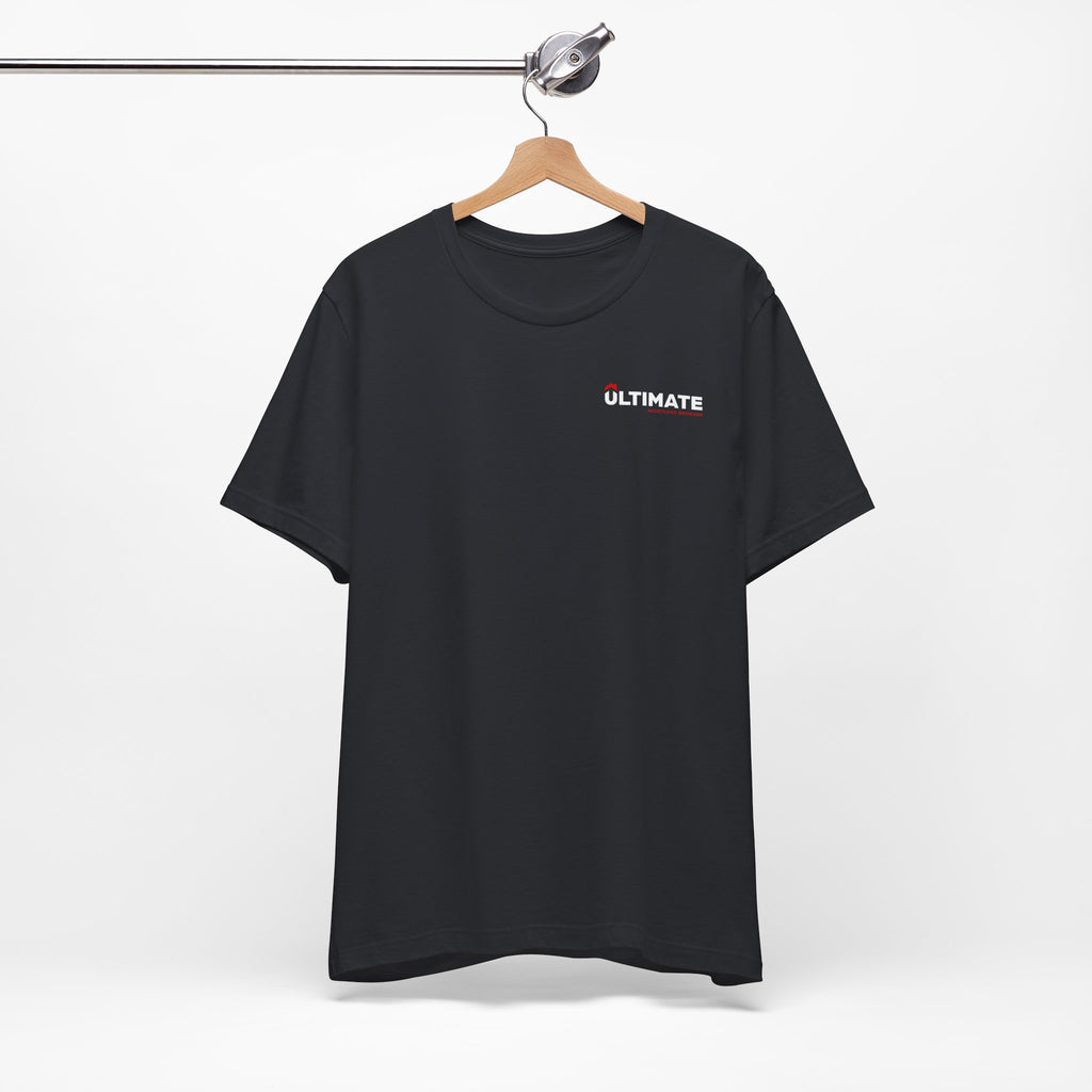 Ultimate Minimalist Logo Tee — White Short Sleeve T-Shirt
