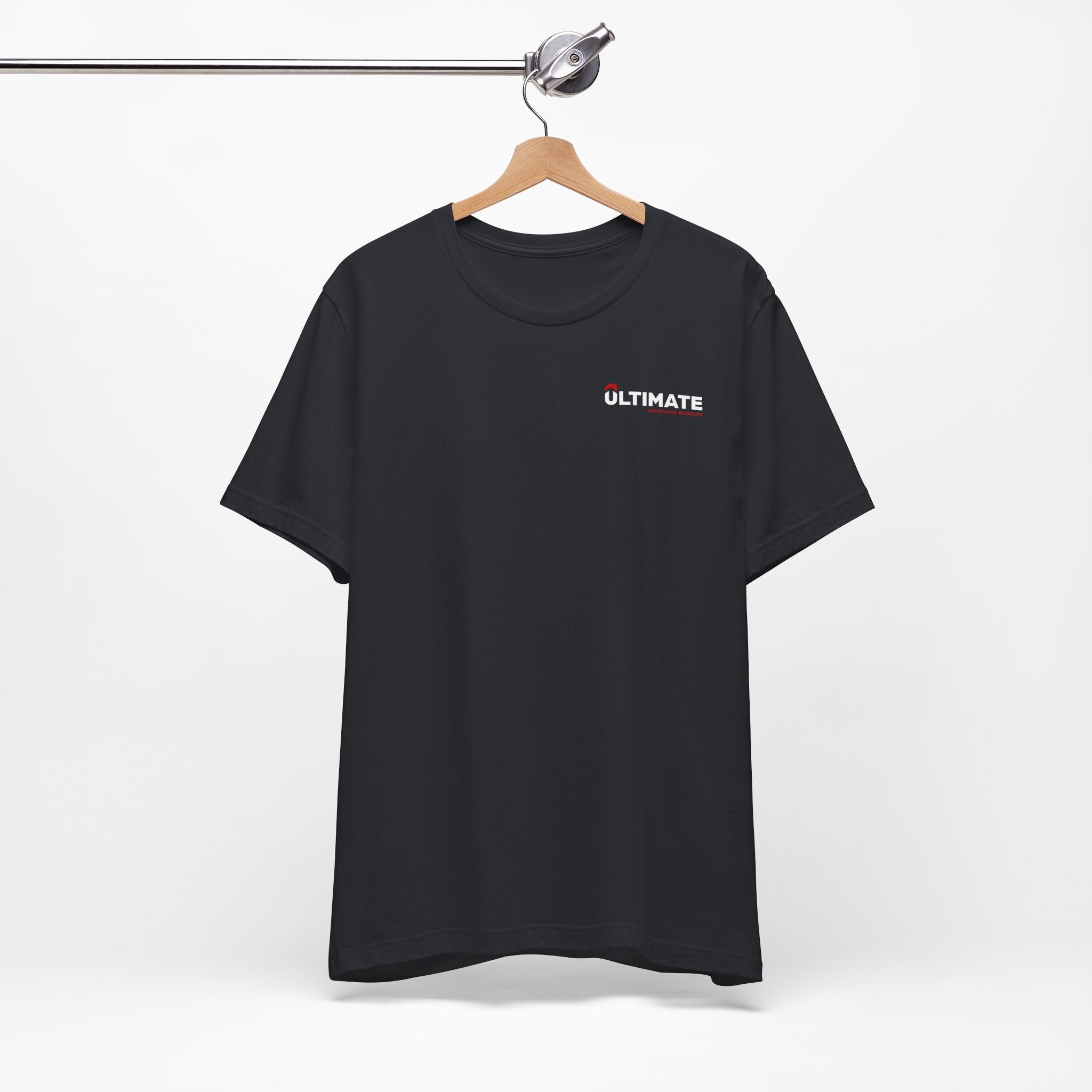 Ultimate Minimalist Logo Tee — White Short Sleeve T-Shirt