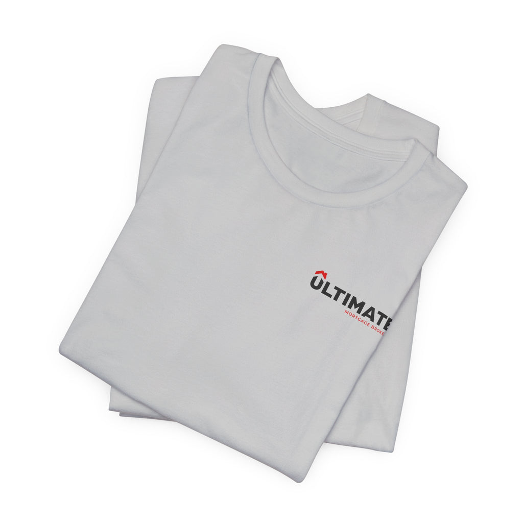Ultimate Minimalist Logo Tee — White Short Sleeve T-Shirt