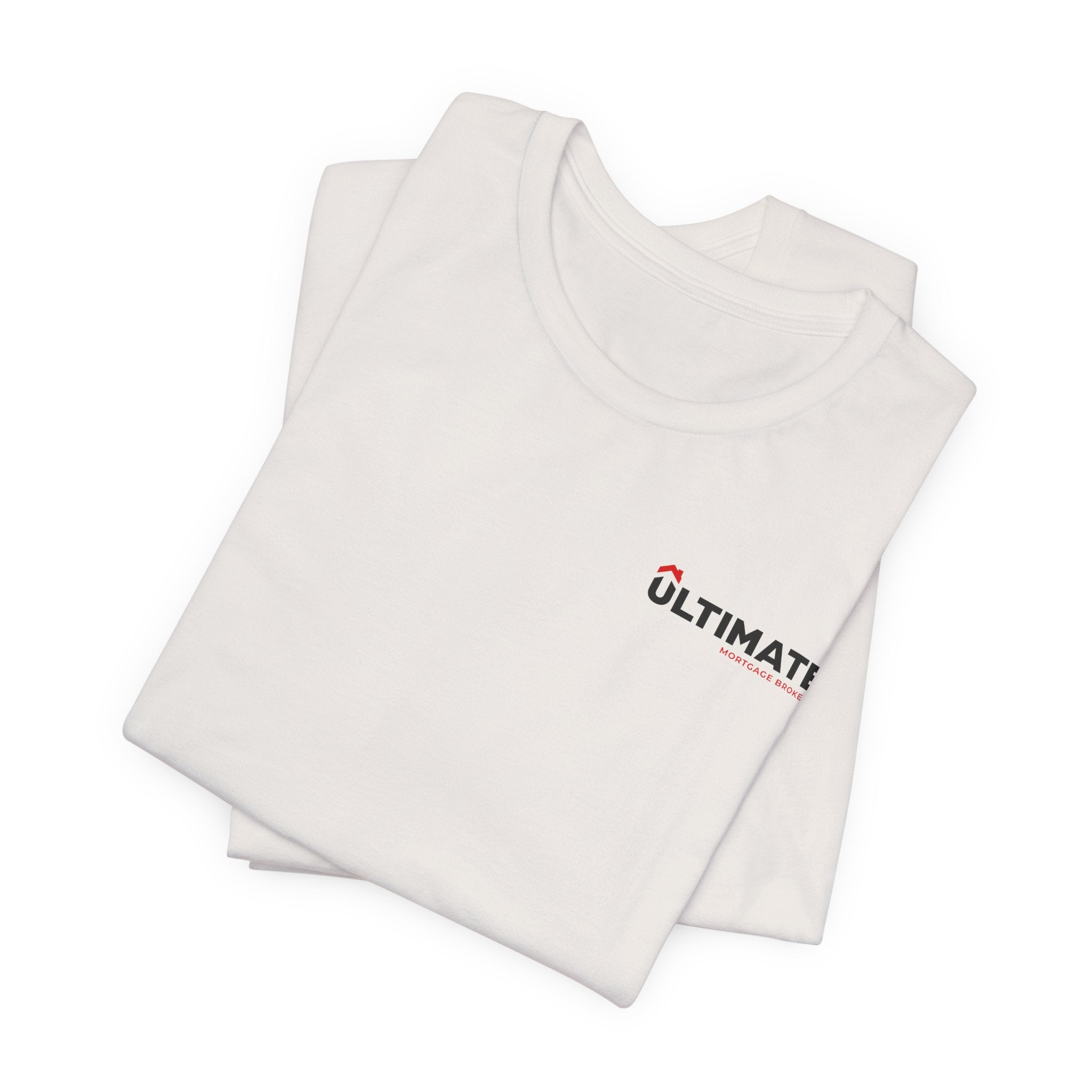 Ultimate Minimalist Logo Tee — White Short Sleeve T-Shirt