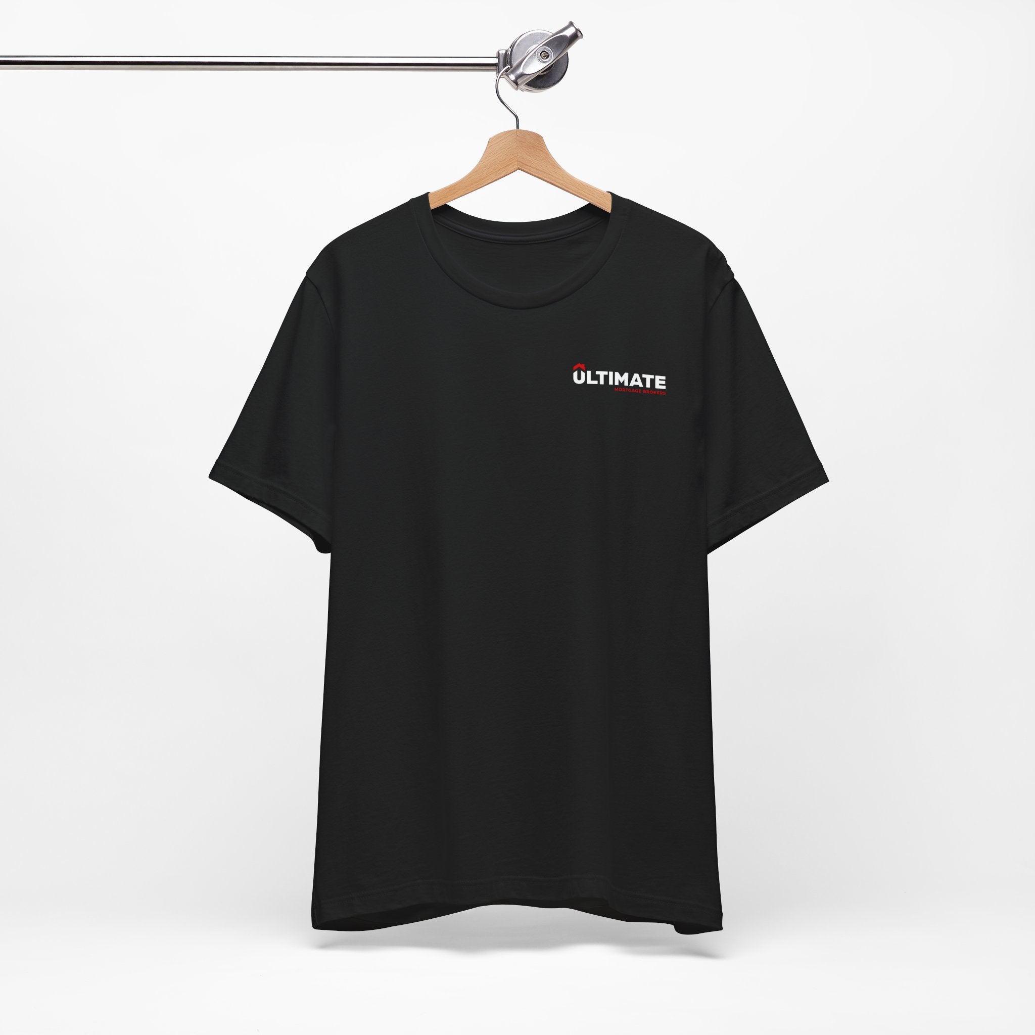 Ultimate Minimalist Logo Tee — White Short Sleeve T-Shirt