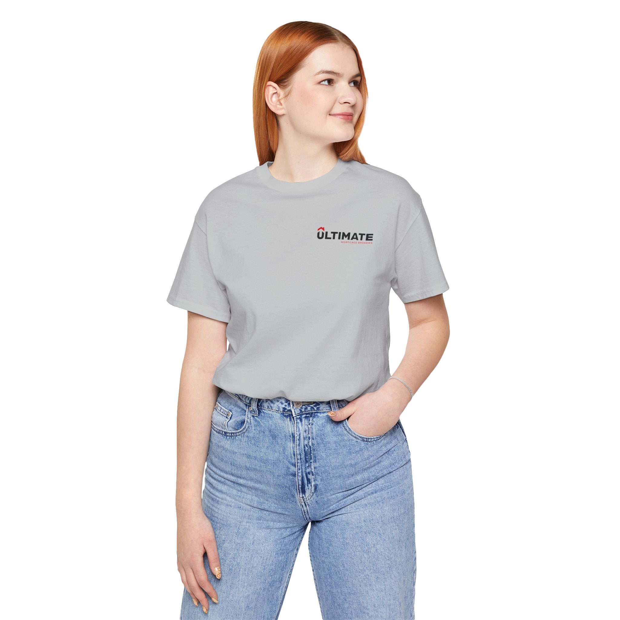 Ultimate Minimalist Logo Tee — White Short Sleeve T-Shirt