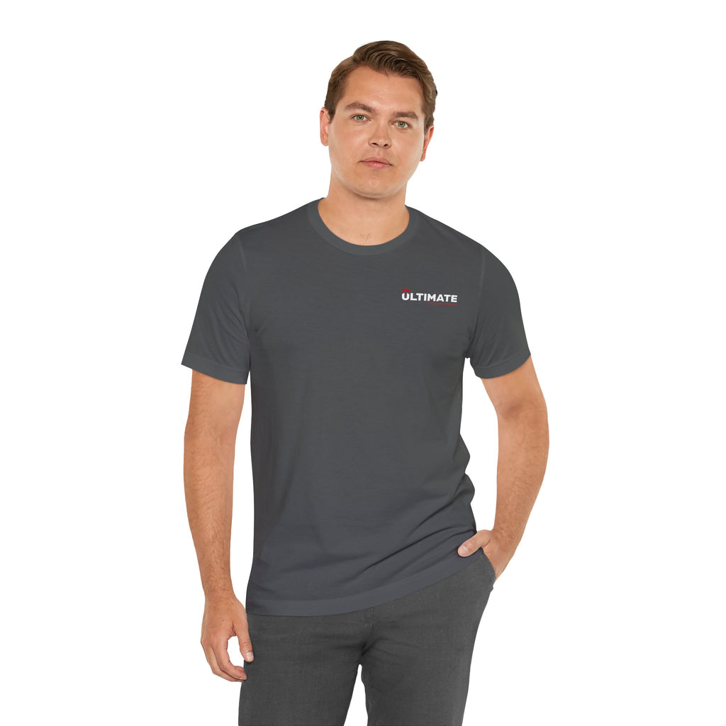 Ultimate Minimalist Logo Tee — White Short Sleeve T-Shirt