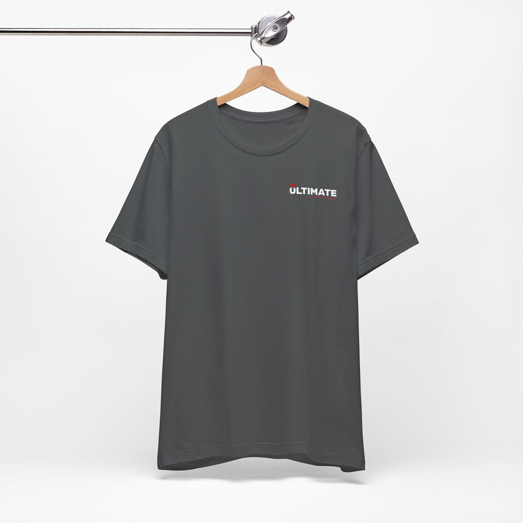 Ultimate Minimalist Logo Tee — White Short Sleeve T-Shirt