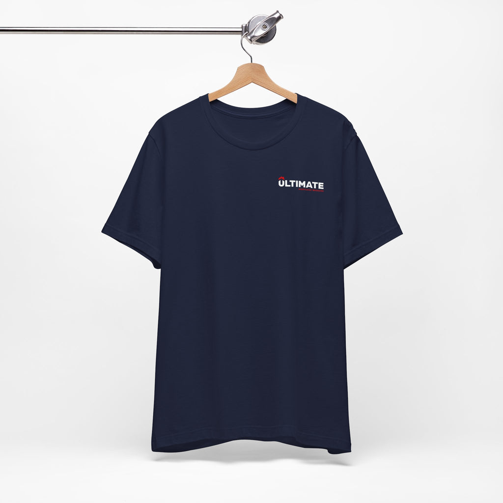 Ultimate Minimalist Logo Tee — White Short Sleeve T-Shirt