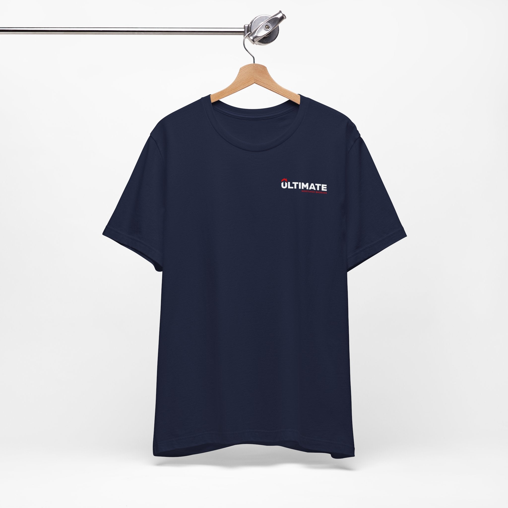 Ultimate Minimalist Logo Tee — White Short Sleeve T-Shirt